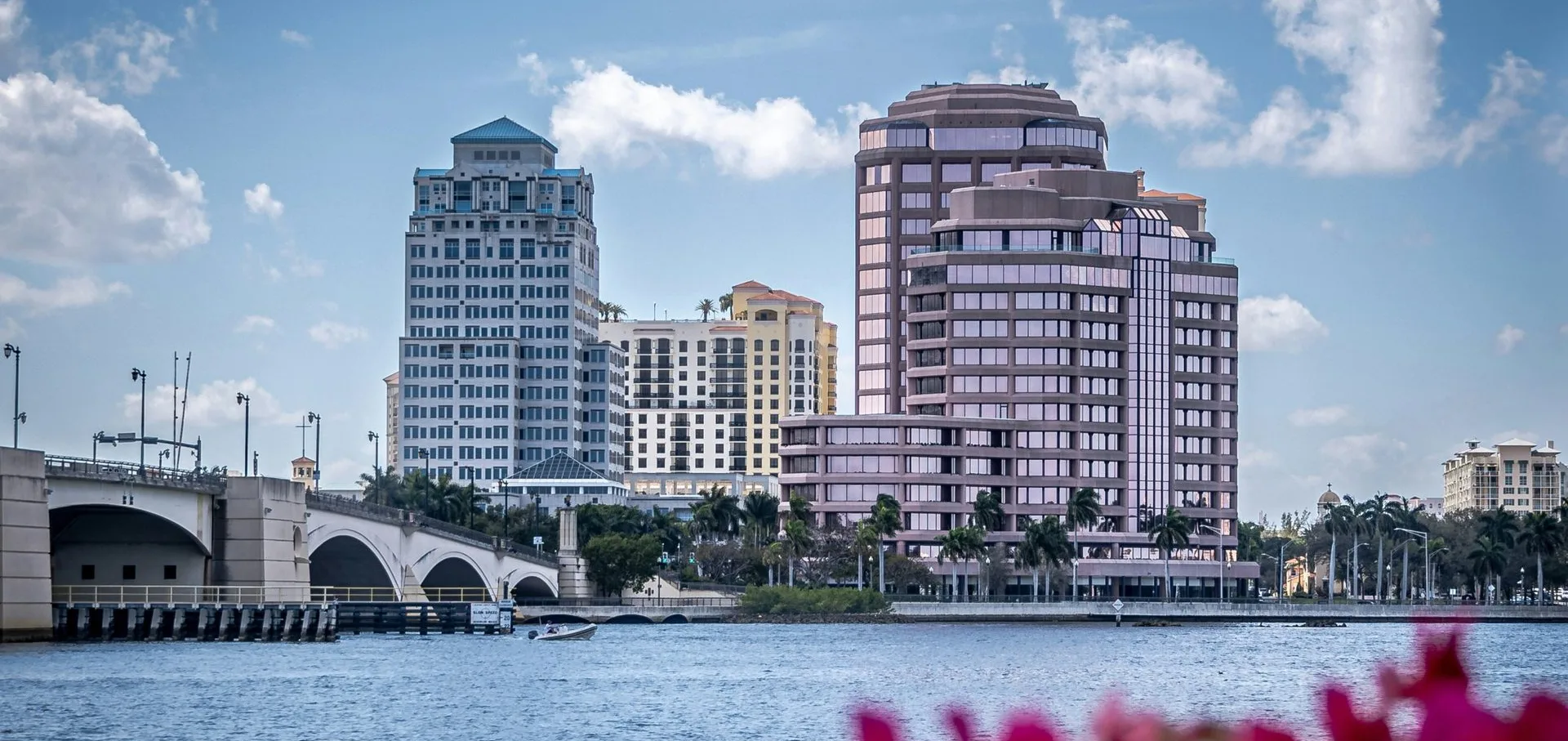 West Palm Beach skyline and Royal Park Bridge